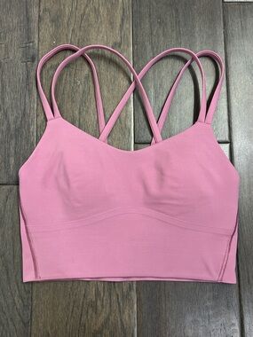 Lululemon NWOT Like a Cloud Longline Bra *Light Support, B/C Cup Velvet Dust